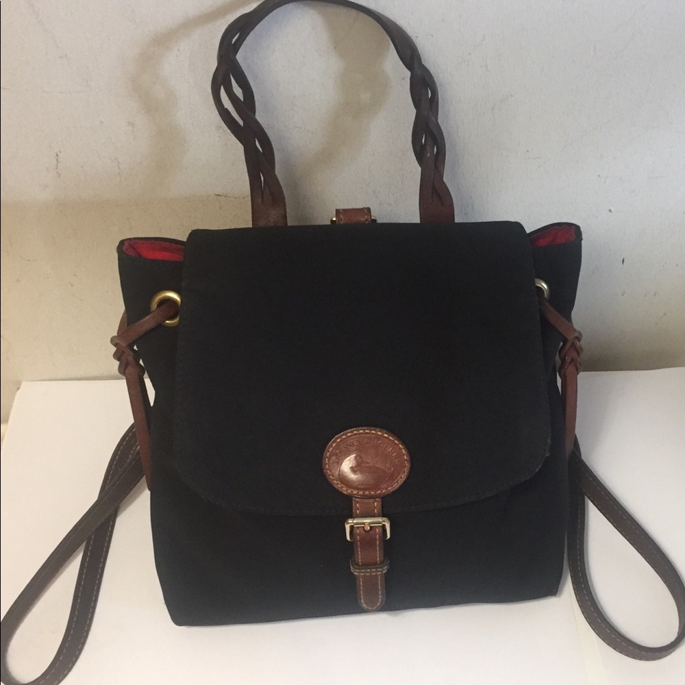 Dooney and Burke medium Backpack,  in navy blue